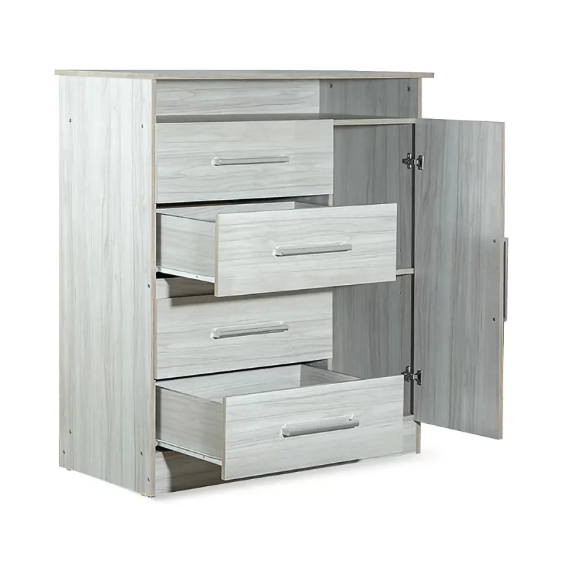Comoda Maximo Tv 1 Puerta 4 Cajones MFA 1