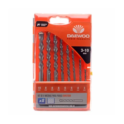 Kit Mechas Pared Daewoo DWKIT8M 8 Piezas