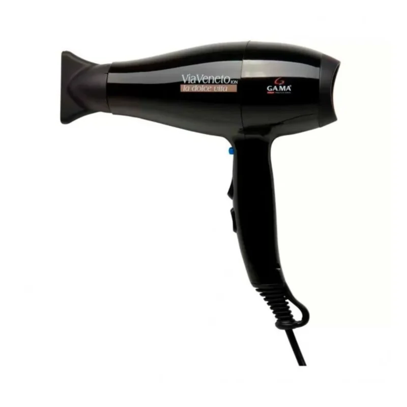 Secador de Cabello Gama Via Veneto Black Ion