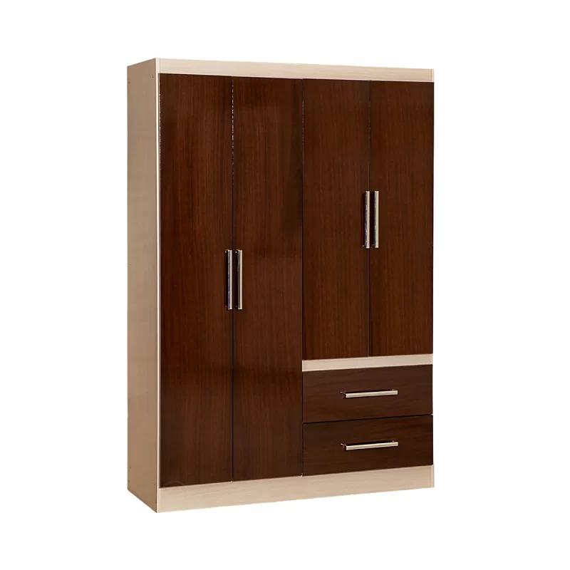 Ropero Maximo 4 Puertas 2 Cajones Ch Mp