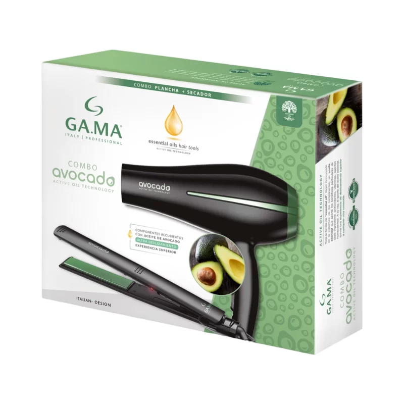 Combo Gama Planchita Secador de Cabello Avocado 1