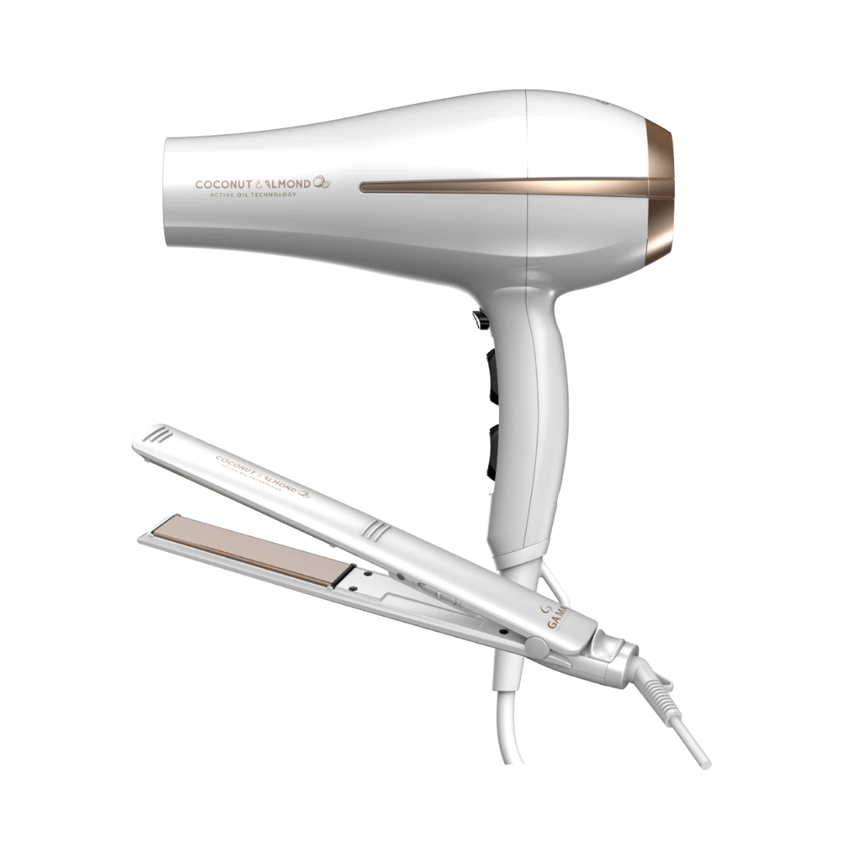 Combo-Gama-Planchita-Secador-de-Cabello-Coconut-Almond Combo Gama Planchita + Secador de Cabello Coconut Almond