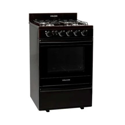 Cocina Volcan 87654V 55cm 4 Hornallas Multigas Marrón