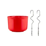 Batidora De Mano Con Bowl Kanji 300w 2 Litros Roja - Image 6