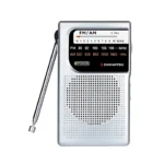 Radio Portátil Daihatsu Pocket D-RK1 AM/FM Gris