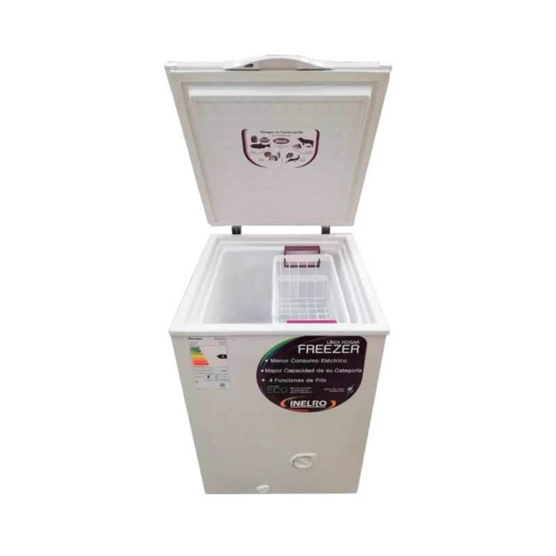 Freezer Horizontal Inelro FIH 130 A 135Lts Inverter 1 Puerta Blanco 5