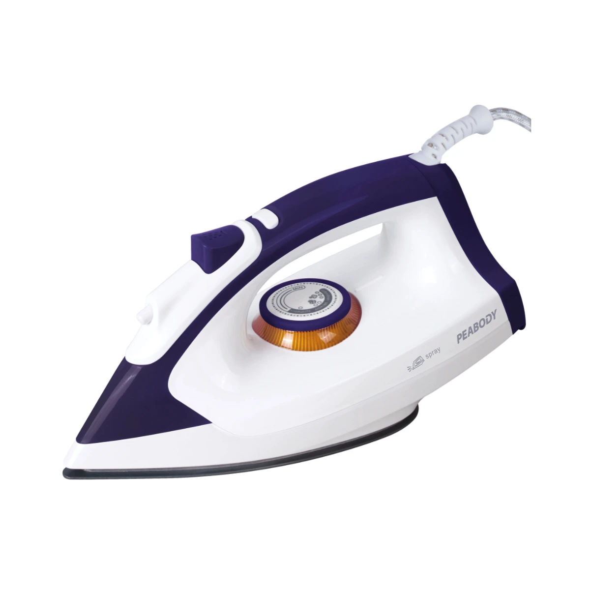 Plancha Seca Peabody PE-PS20 1300W Azul y Blanco (5) Plancha Seca Peabody PE-PS20 1300W Azul y Blanco