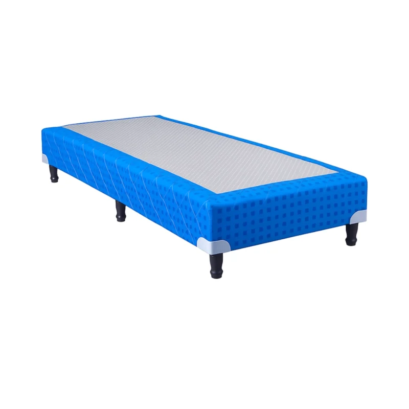Sommier Box Maxiking Atardecer Infantil Celeste 1 Plaza 80x190 cm