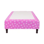 Sommier Box Maxiking Atardecer Infantil Rosa 1 Plaza 80x190 cm - Image 2