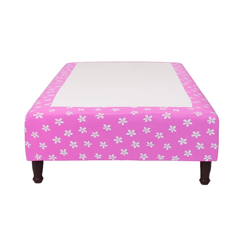 Sommier Box Maxiking Atardecer Infantil Rosa 1 Plaza 80x190 cm 1