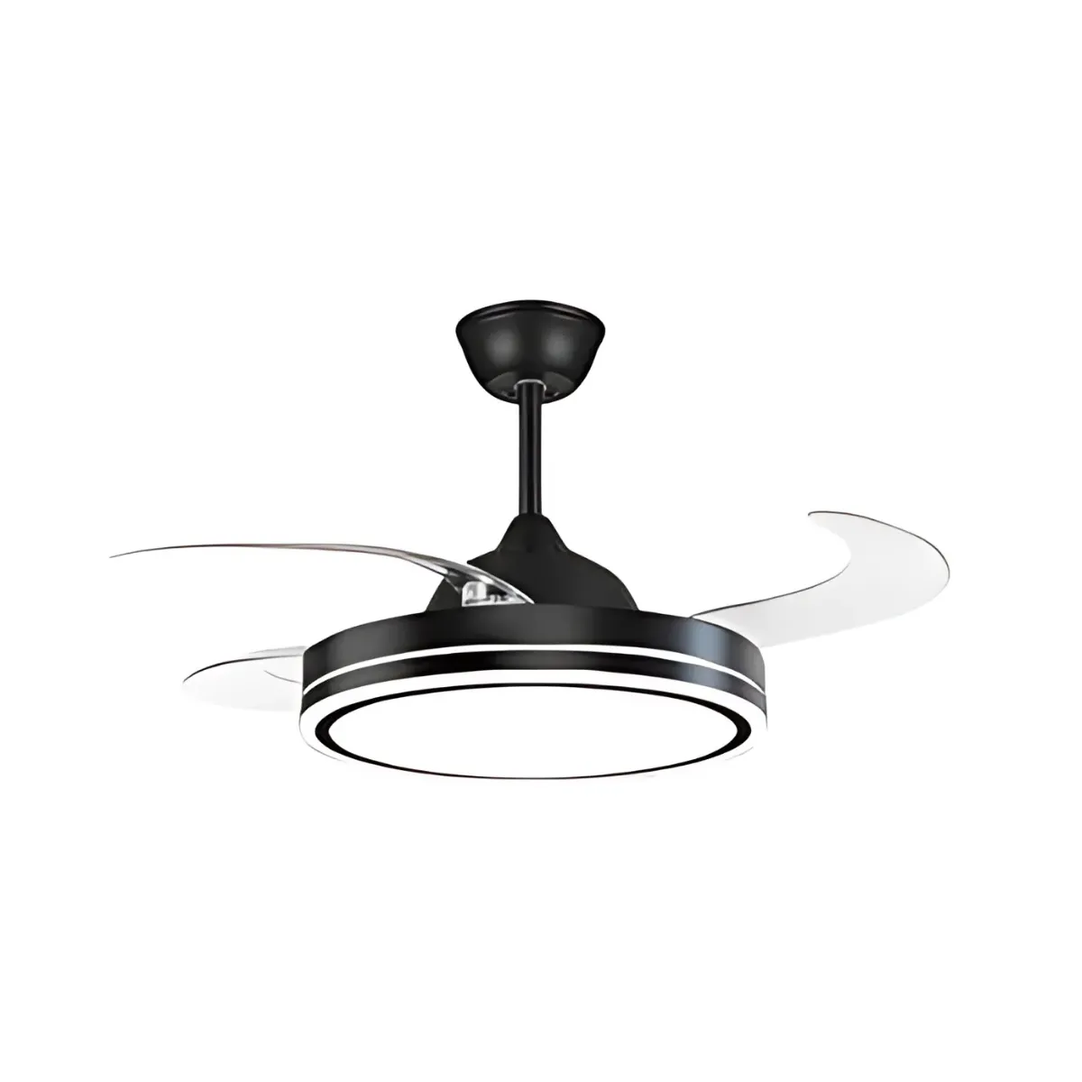 VDTCFHB002BK (4)_4_11zon Ventilador de Techo Negro C/Luz LED Dinax VDT-CFHB002BK Aspas Retractiles - Image 1