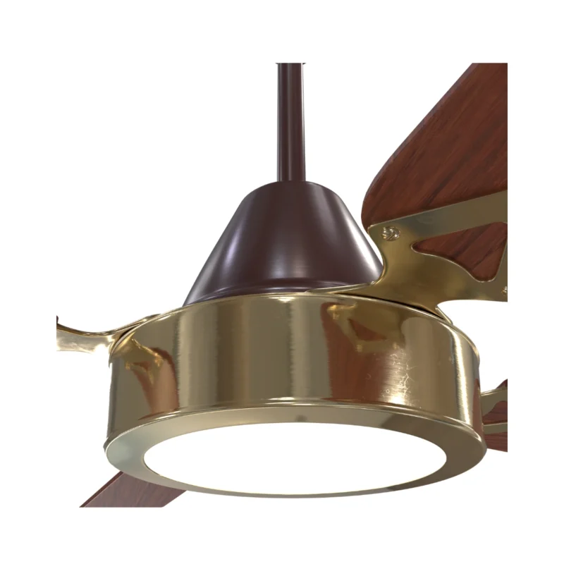 Ventilador de Techo Severbon LED 030135 Dorado Madera Led 1