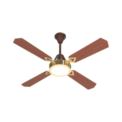 Ventilador de Techo Severbon LED-030135 Dorado Madera Led