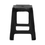 Banqueta de Plástico Garden Life F700001 Apilable Negro