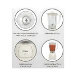 Licuadora Atma LV24W0AP 1.25Lts 500W Blanco - Image 5