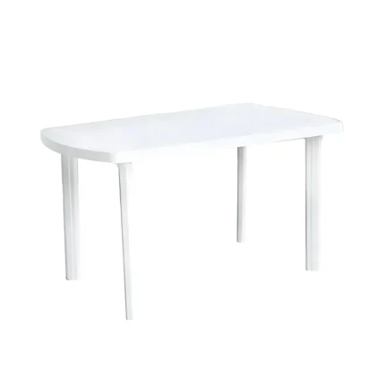 Mesa Rectangular 134x84cm Garden Life F423500 Maldiva Blanco