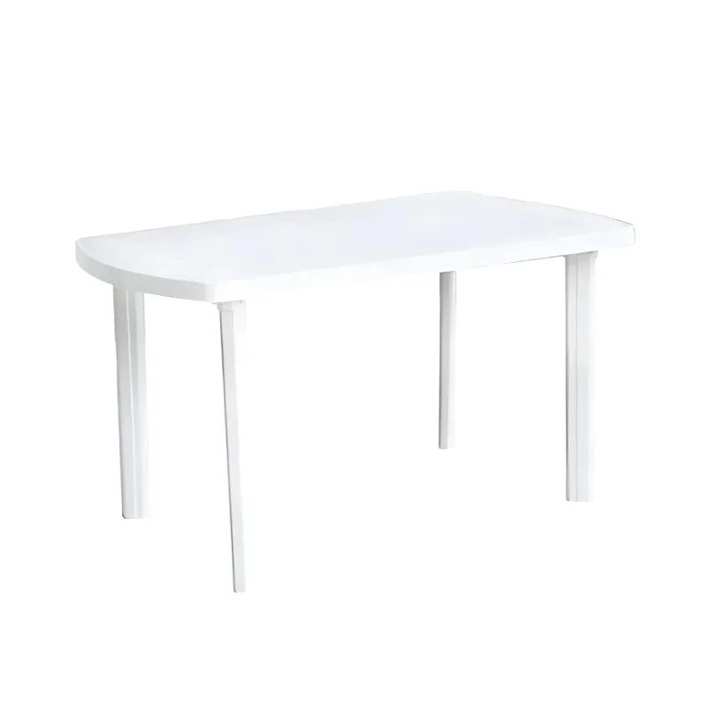 Mesa Rectangular 134x84cm Garden Life F423500 Maldiva Blanco