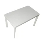 Mesa de Plástico 1.20x70 Garden Life F421000 Bali Blanco - Image 2
