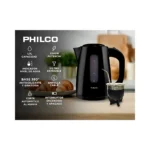 Pava Eléctrica Philco PE0821NPP 1.7Lts Negro - Image 6