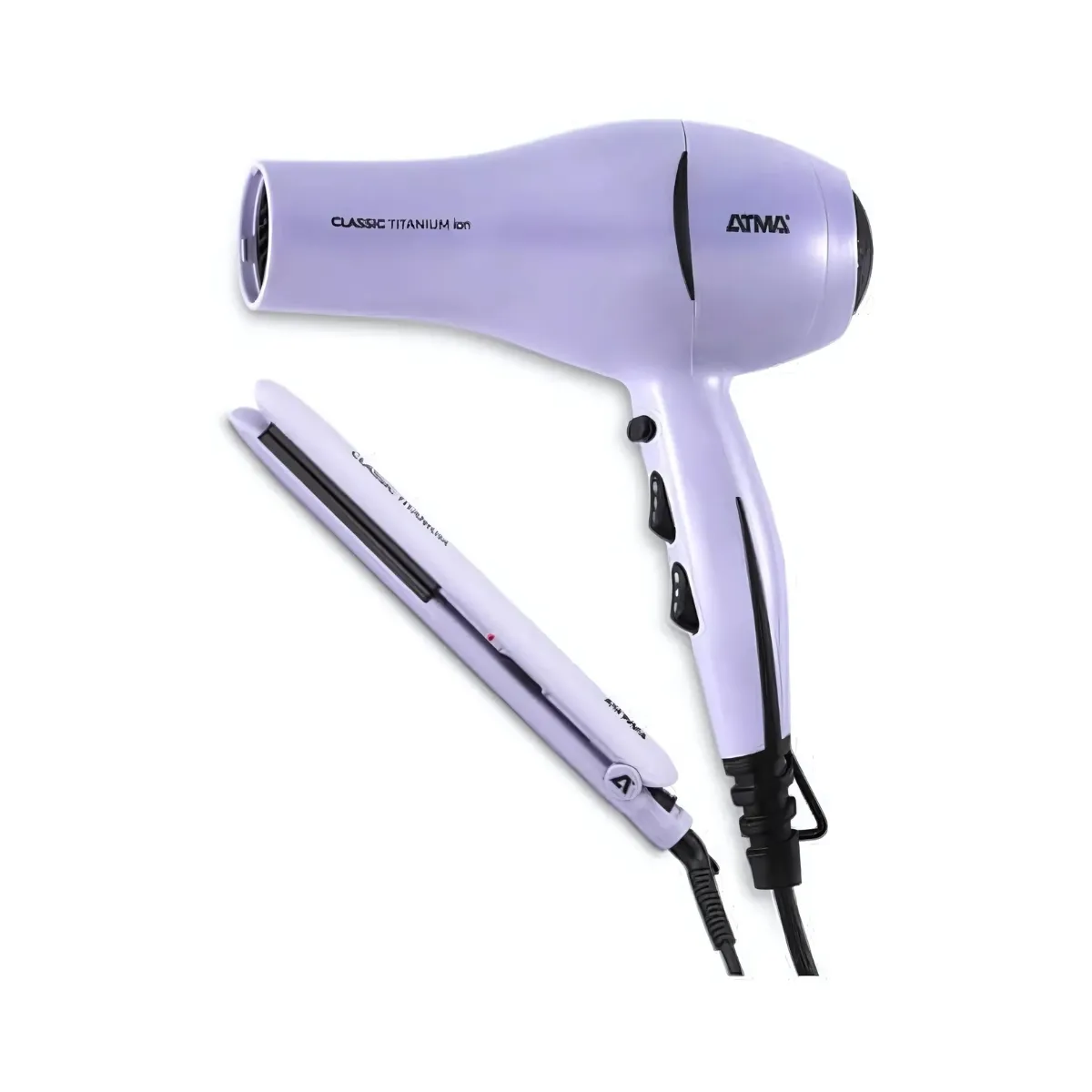 Secador de Cabello + Planchita Atma CK4020P Pack Titanium Beauty (2) Secador de Cabello + Planchita Atma CK4020P Pack Titanium Beauty - Image 1