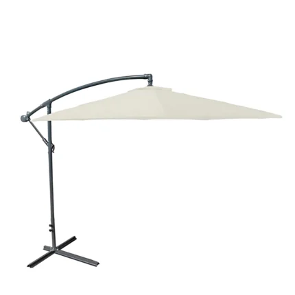 Sombrilla Laury Poliéster 3.00 MTS C/Base de Hierro Beige