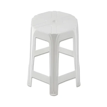 Banqueta de Plástico Garden Life F720000 Apilable Rio Blanco