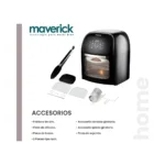 Freidora Air Fryer Maverick AIRF12 Digital 12 Lts 1800W Negro
