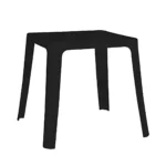 Mesa de Plástico Monoblock Garden Life F402501 Apilable Intima Negro