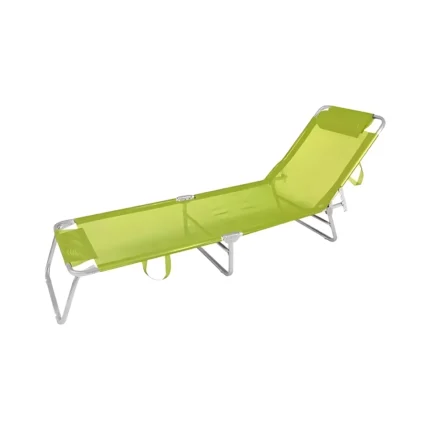 Reposera 4 Posiciones Mor Tombona Aluminio 7/8″ Verde