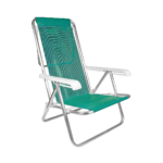 Reposera 8 Posiciones Mor Caño 3/4″ Sannet Verde