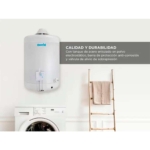 Termotanque Escorial 45L Multigas Carga Superior Blanco - Image 4