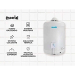 Termotanque Escorial 45L Multigas Carga Superior Blanco - Image 5