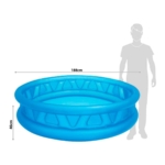 Pileta Inflable Redonda Intex Soft Side 188x46cm Azul 790 Lts 58431 - Image 4