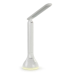 Lampara Led Argomtech Plegable 3 Niveles Base Rgb Usb Estructura Blanco Pantalla Blanco
