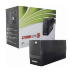 Estabilizado UPS 500w Lyonn Desire Soft Led USB 4 Tomas Negro - Image 2