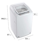 Lavarropas Automático Gafa Digifit 6.5kg Blanco - Image 6