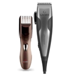 Cortadora De Pelo Eléctrica Gama Gm566 29pzs Clipper Trimmer Negro