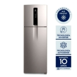 Heladera No Frost Inverter 408L Electrolux Top Freezer IF43s Plata - Image 6