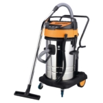Lüsqtoff La-8003m Aspiradora Industrial De Tacho 80l Platead Naranja Y Negra 220v 50hz