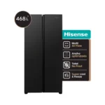 Heladera No Frost SBS 468L Hisense RS3N428NAB