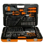 Juego Herramientas Lusqtoff 150pzs Racing Caja Set Tubos Naranja