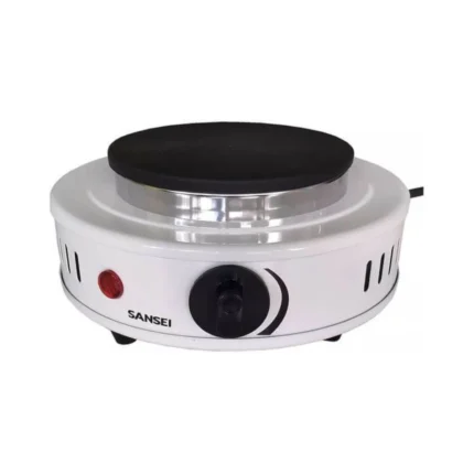 Anafe Eléctrico 1 Hornalla 500W Sansei ANSN1MWP Blanco