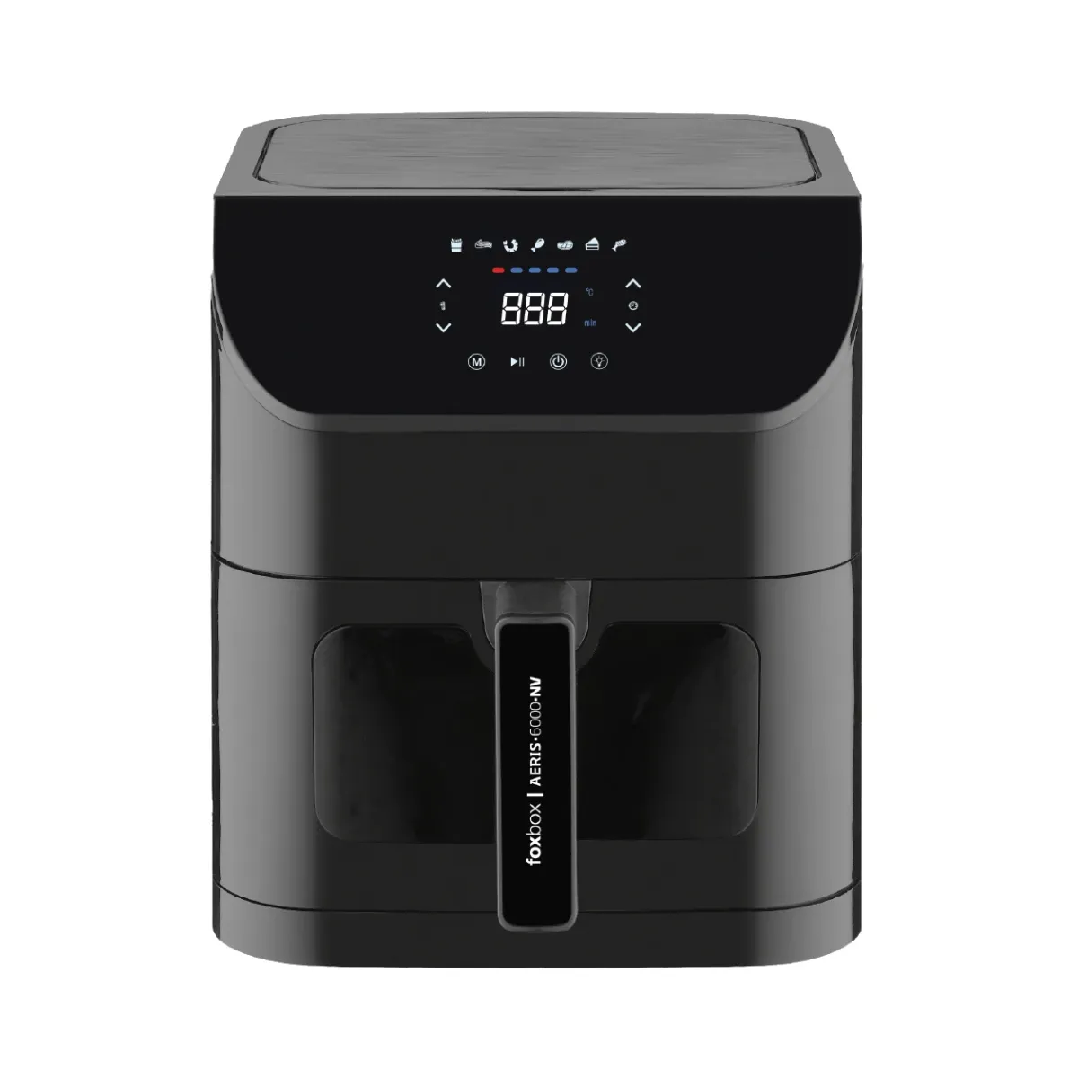 Freidora Air Fryer Foxbox Digital 6 Lts AERIS 6000 Negro (4) Freidora Air Fryer Foxbox Digital 6 Lts AERIS 6000 Negro