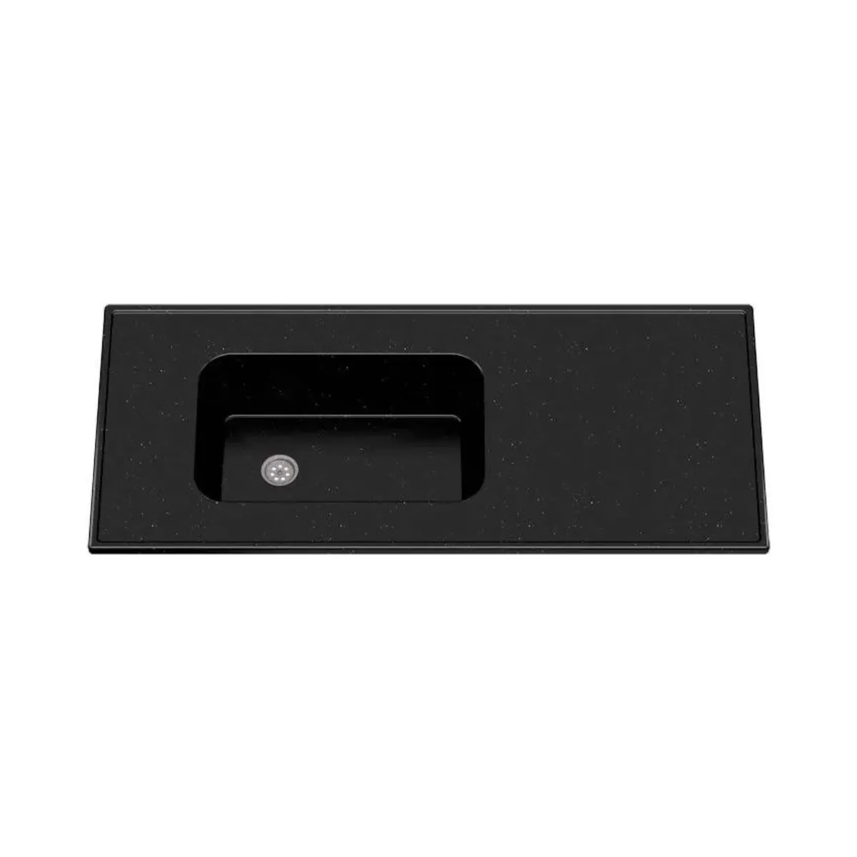 Mesada Durafort Eco 1.20×0.53 Metros Mármol Sintético Sin Zócalo Negro (1) Mesada Durafort Eco 1.20×0.53 Metros Mármol Sintético Sin Zócalo Negro