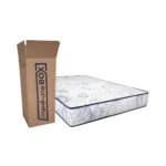 Colchón de Espuma Maxiking Box 1 Plaza 0.80x190x22 cm Caja Alta Densidad