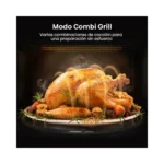 Microondas Hisense 27L Digital Grill 900W 6 Programas H30MOBS9HG - Image 9