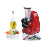 Rallador 250W 4 En 1 Cuchillas Intercambiables Liliana Rojo
