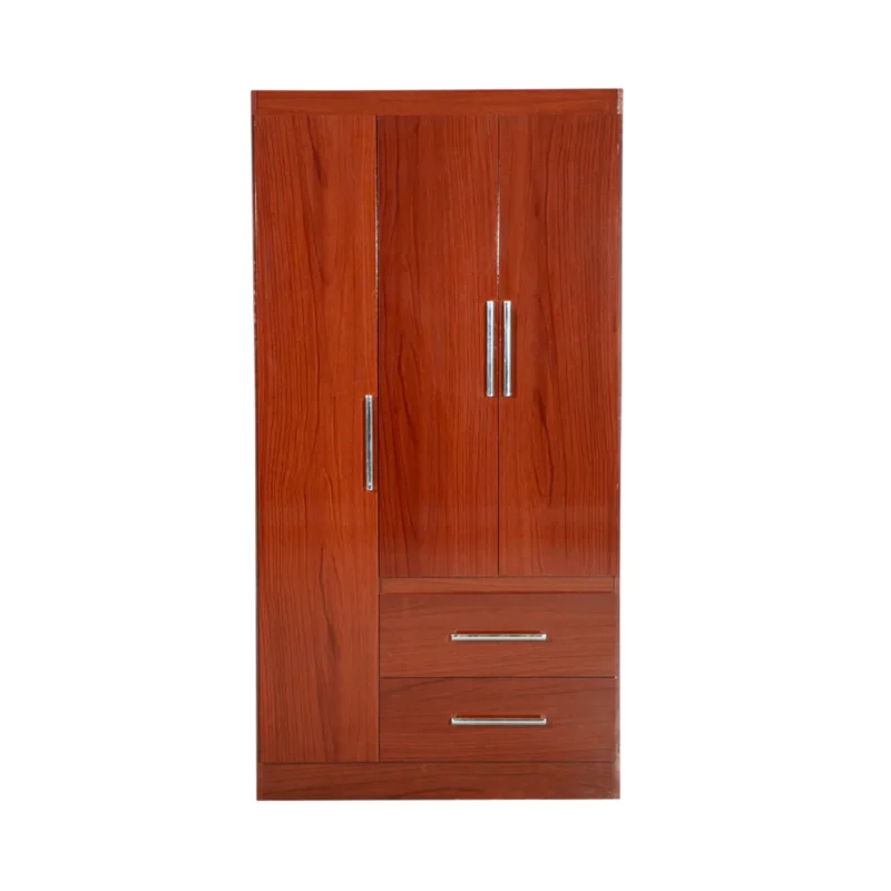 Ropero Maximo 3 Puertas 2 Cajones Caoba 1