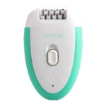 Depiladora Gama Skin Pro Go 2 Zona Sensible Cabezales Afeita Color Blanco Y Verde