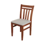 Silla de Pino Castaño Corpus 356 Asiento Tapizado Inmacol